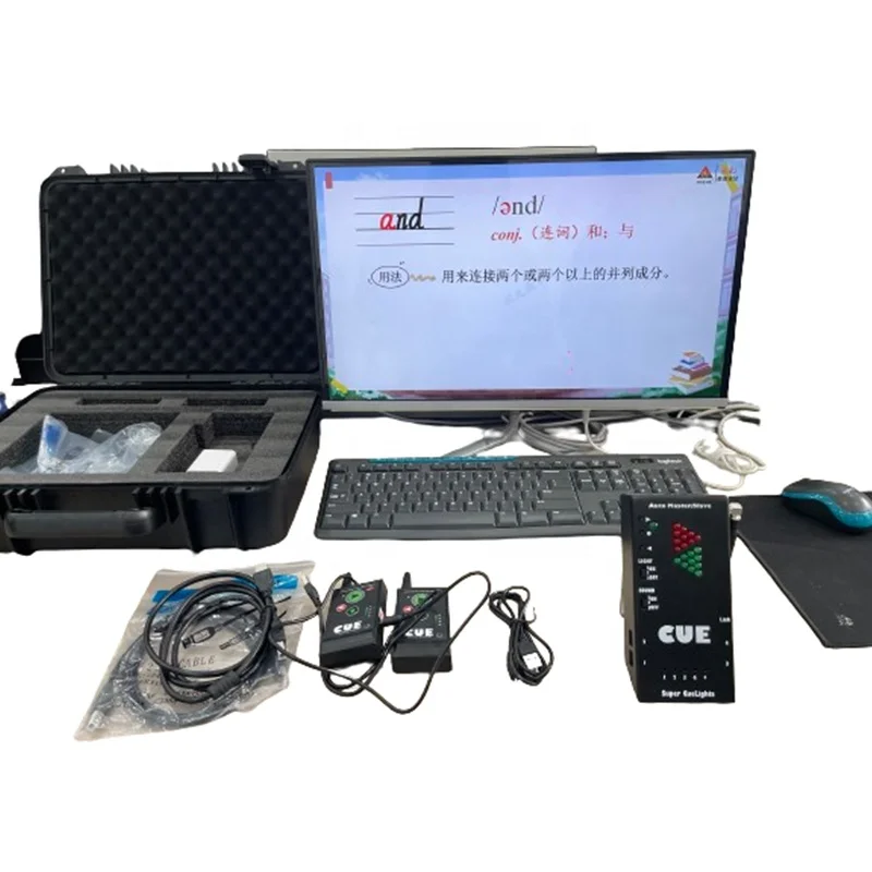 Super Cuelight Presenter Remote One Receiver and Two Transmitters for PowerPoint Presentation Reminders