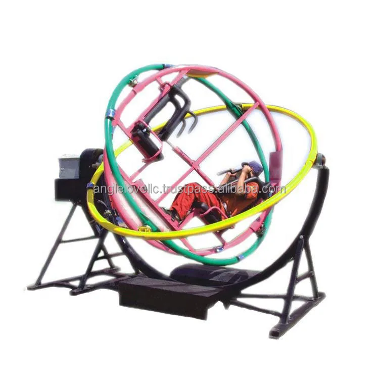 Gyroscope Virtual Reality Simulation Rides Testable Human-Friendly Amusement Park Attractions For Sale