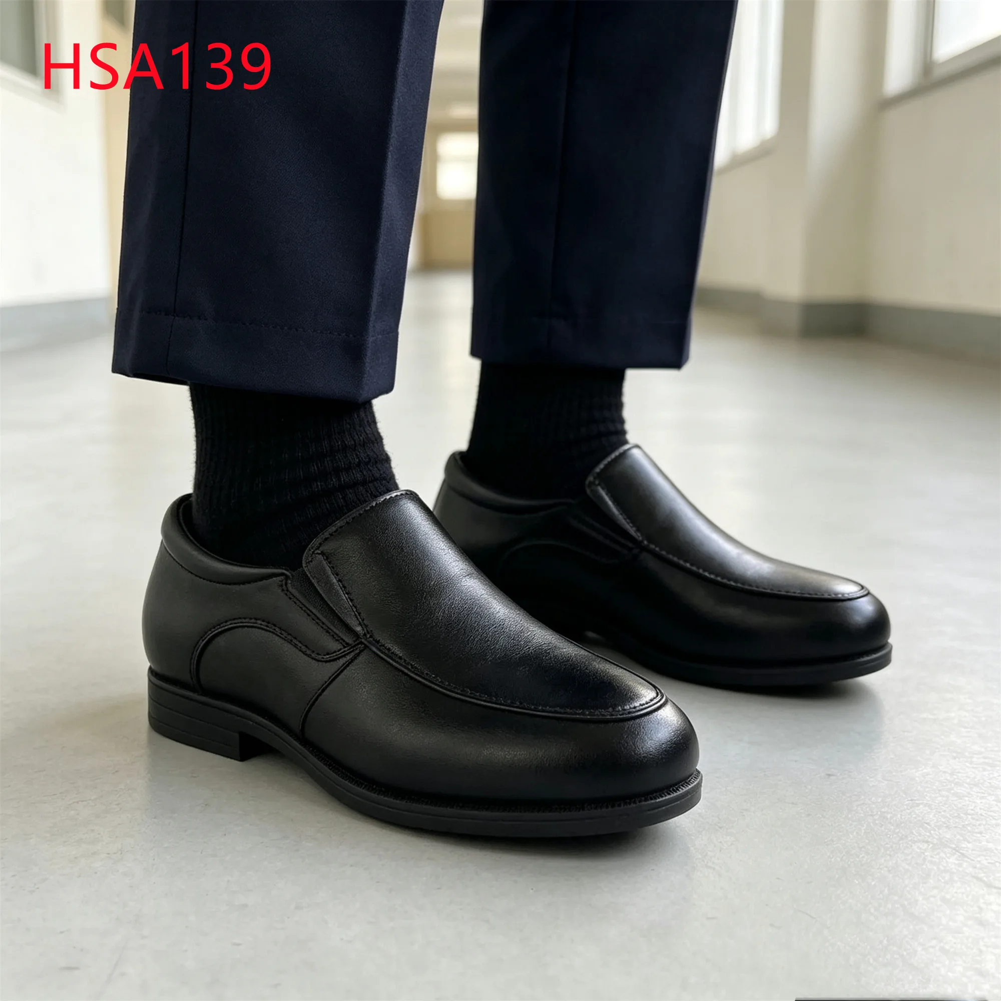 LXG,School-friendly Easy Wear Round Toe Hua Singh Kids/lady Leather Shoes Speech Contest Full Grain Leather Uniform Shoes HSA139