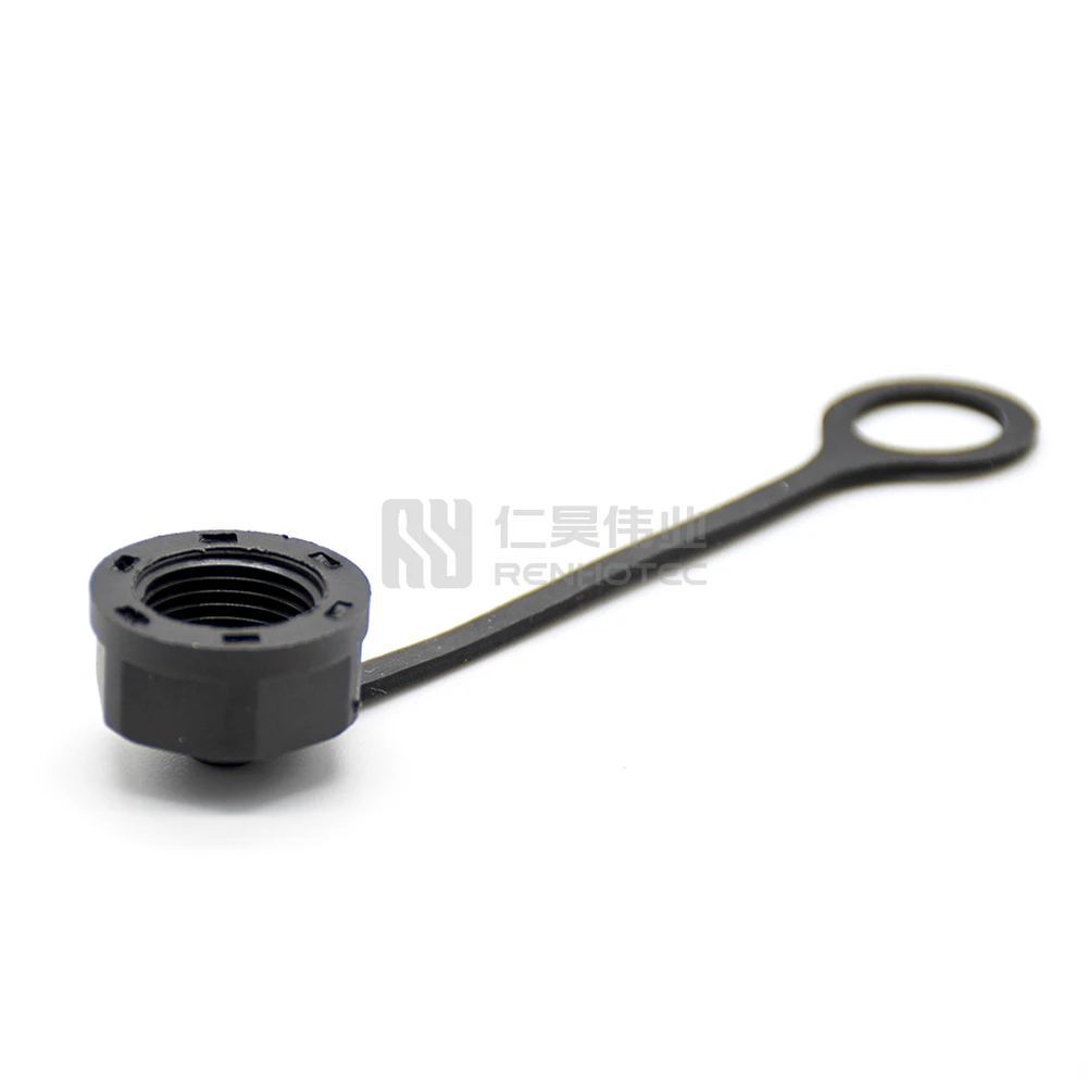 M12 Metal Plastic Thread Protection Dust Cap Female Sensor Connector Protect Connectors M8 M14 M16 IP67 IP68 Waterproof Plug