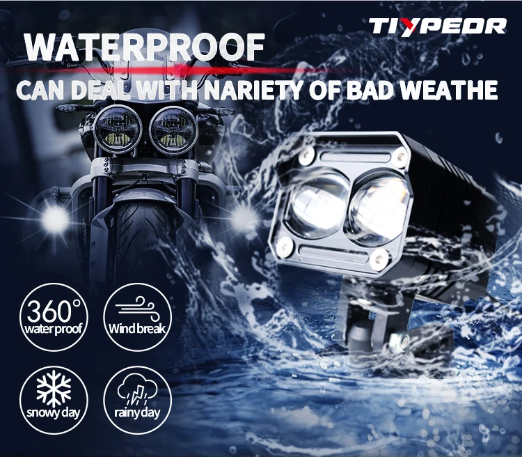 product tiypeor 80w 10000lm aluminum motorcycle brighter hi q fog auxiliary driving led headlight spotlight for off road atv utv-4