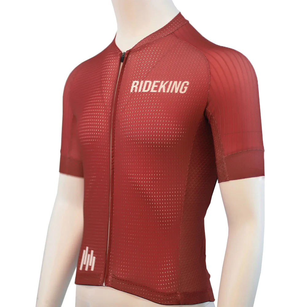 Wholesale Design Custom Cycling Jersey Super Breathable Bike Jersey With Comfortable Mesh Fabric