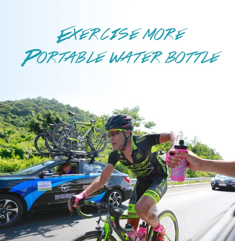 Custom Logo Sports Racing Bicycle Water Bottle Bpa Free Squeeze Bike
