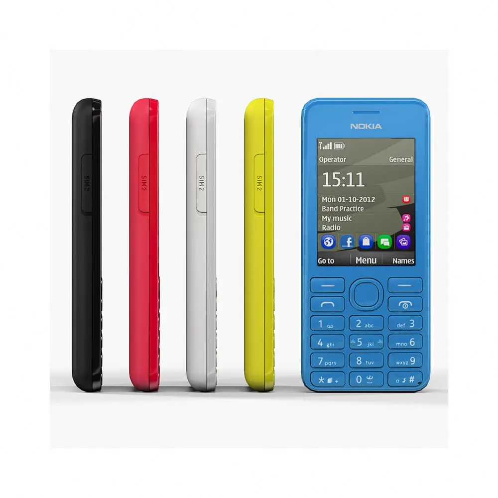 New Arrive  Keypad Smart Mobile Phone Fit for Nokia 3110C 105 108 C2-01 8210 6230 6300 E66 E63 230 208 301 N95 N73