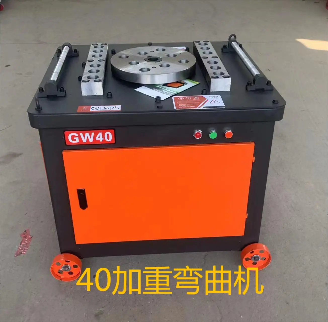 Heavy-Duty 40C and 50 CNC Steel Bar Bending Machine Iron Rod Circle Bender Manual Rebar Bender for Construction Industries