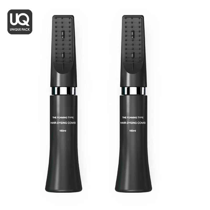 Root Comb Applicator Bottle Hair Foam Mousse Bottles With Brush Hair