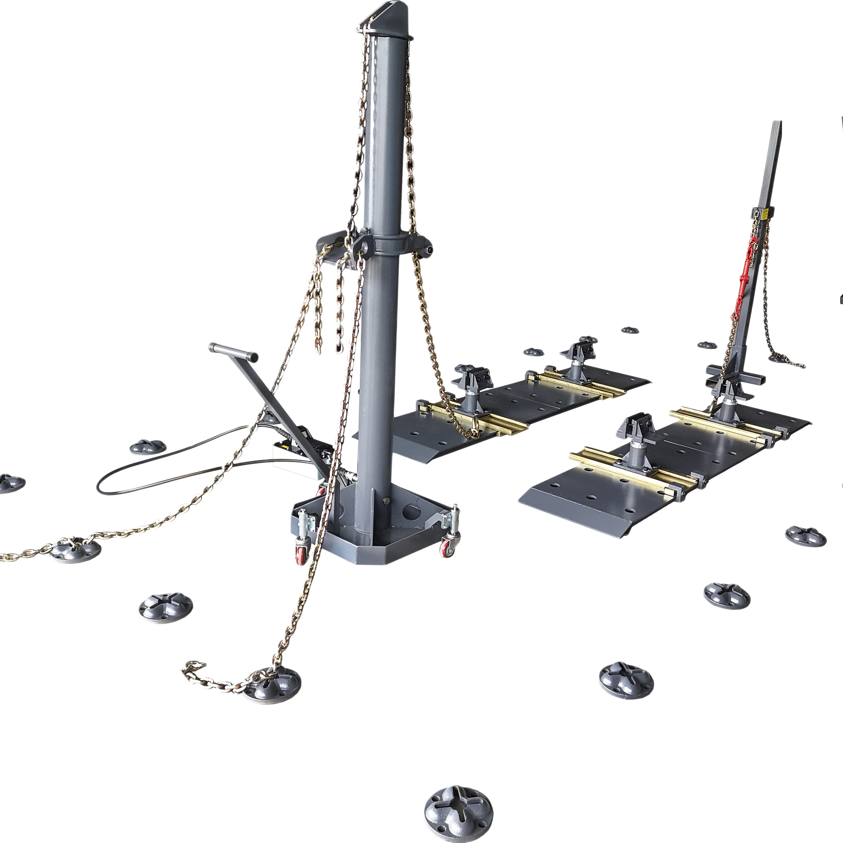 WT VE-51 Steel Auto Body Pulling System Chassis Straightener Floor Repair Frame for Bodyshop