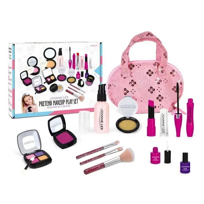 Hot Sale Kids Cosmetic Set Baby Cosmetic Set Girl Real Pretend Play Kids Makeup Kit