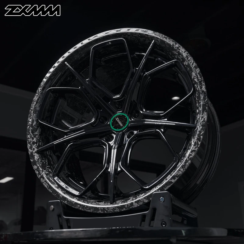 ZXMM マグネシウムホイール 鍛造カーボンファイバーホイール 5x114.3