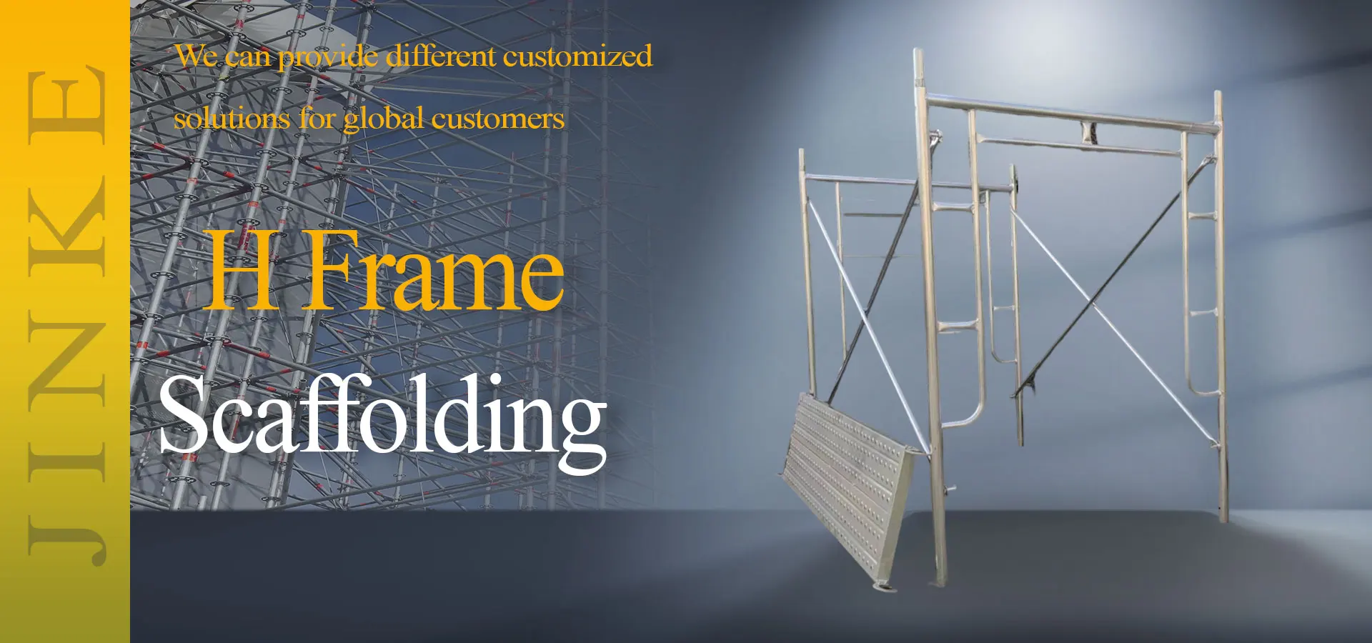 product tianjin jinke h frame scaffolding system parts h frame scaffolding load capacity construction scaffoldings-0