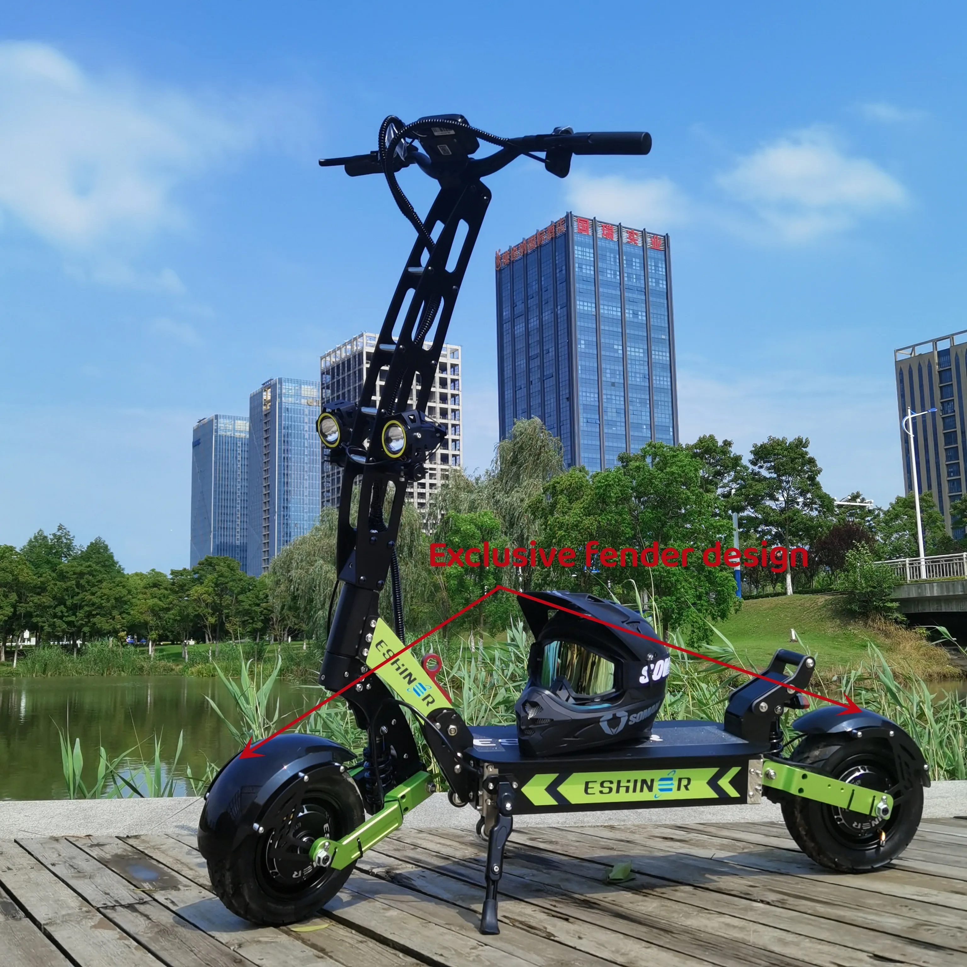 Geofought Latest Model R6 Powerful Electric Scooter 52v5000w2530ah