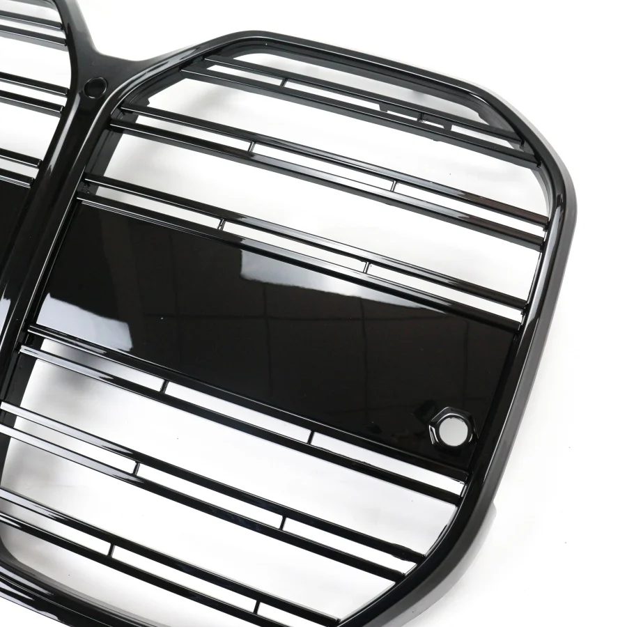 product tiypeor car for bmw new 4 series 2021 g22 2 door front grill carbon fiber glossy black abs g22 dual slats front grille-6