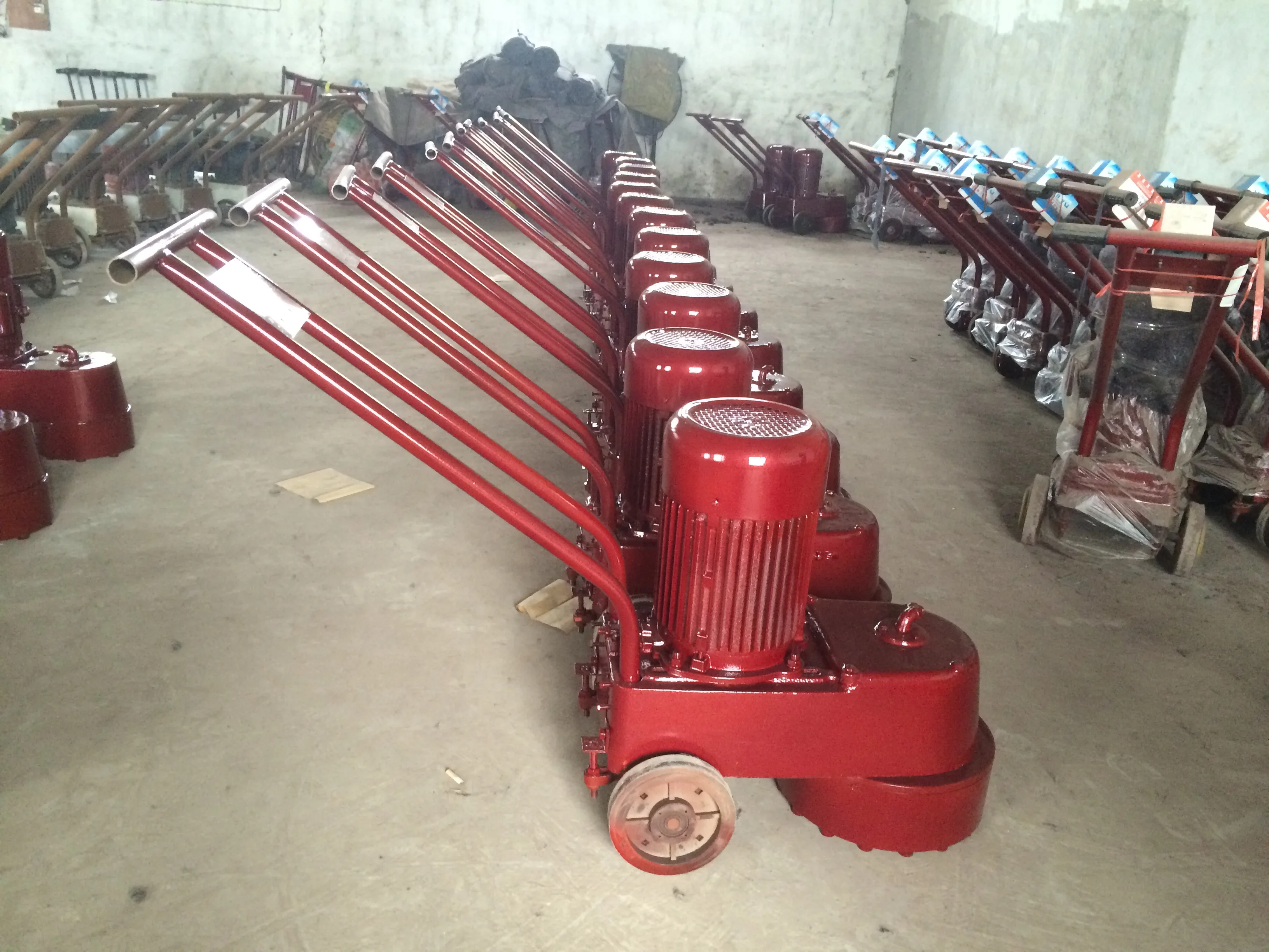 Высокоэффективный алмазный шлифовальный станок терраццо дорожный напольный дробеструйный