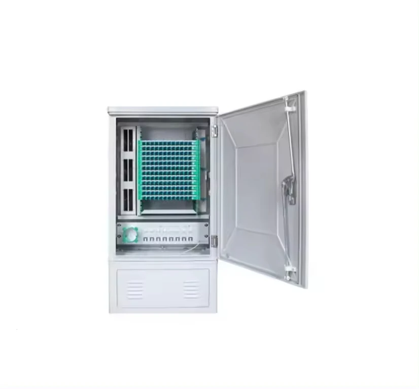 FTTH FTTB FTTX Network Solution ODF 288 Cores Outdoor Fiber Optical Cross Connection Cabinet Rack Mount Distribution Box