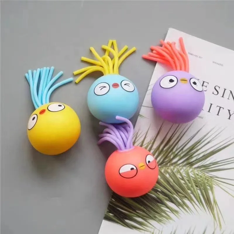 6 Palline Antistress Di Halloween A Forma Di Zucca E Occhio | Giocattoli Sensoriali Per Bambini E Adulti | Decorazioni Divertenti