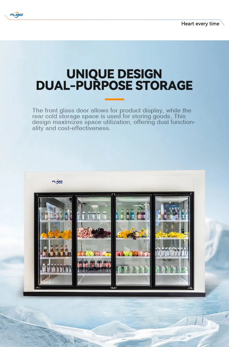 Window Spec For Cold Storage Commercial Copeland Glass Door Walk-in Cold Room Adjustable Temperature ...