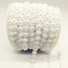 One roll of pure white sunflower print [approximately 25 meters]