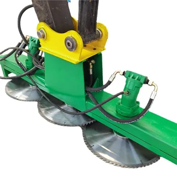 forestry machinery excavator attachment Excavator Hydraulic Saw Head Attachment Highway pruning saw