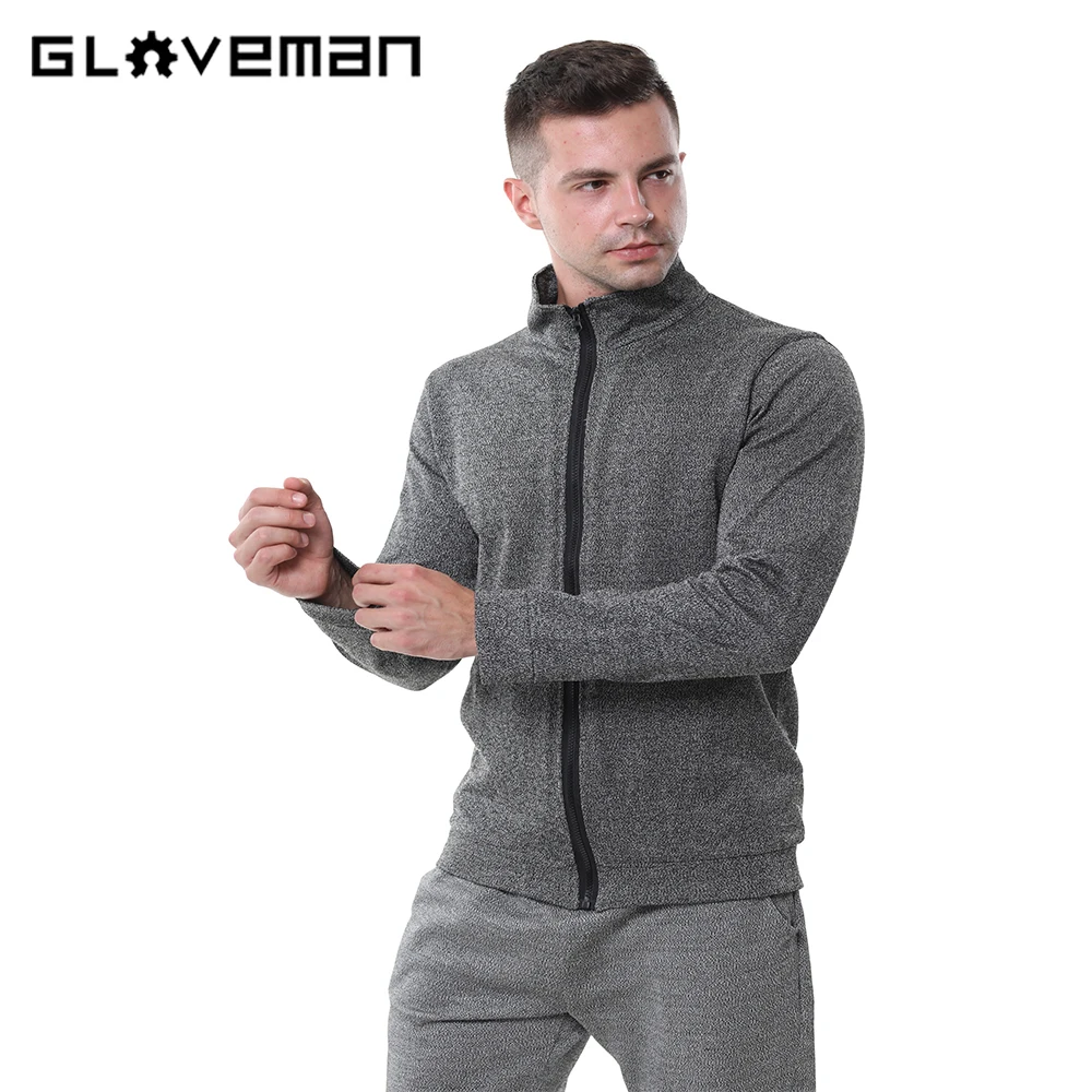 GLOVEMAN Autumn Warm Grey Level 5 Anti Cut Knife Resistant Personal Protective Equipment Civil Protection Stab Proof Coat Jacket