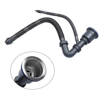 Hot Sale Modern Kitchen Filter Drain Hose Single-End Insect-Proof And Odor-Proof Sink Accessories Drain Pipe