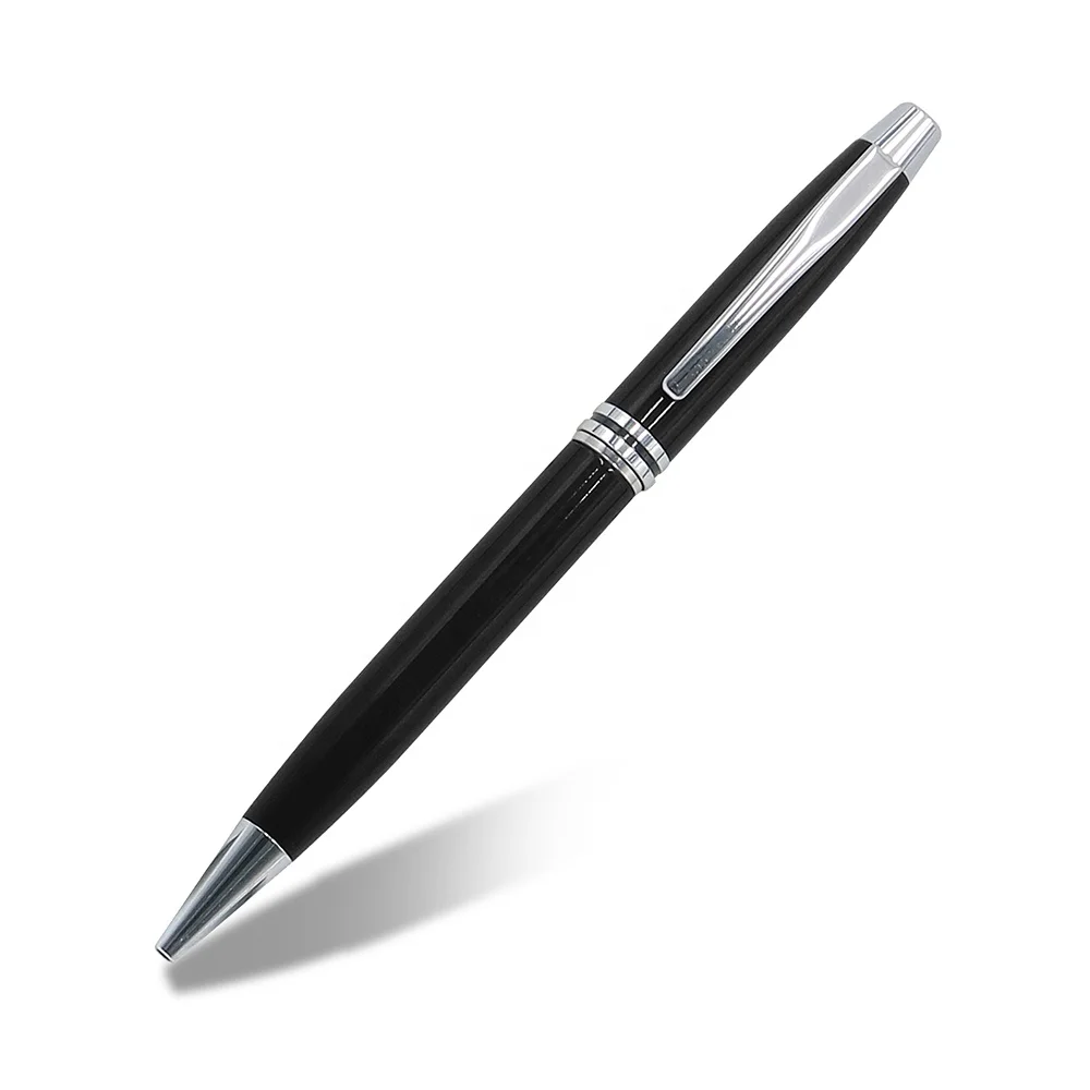Custom Printed Logo Engraved Creative Metal Stainless Steel Gift Pen Twist Metal Gift Pen