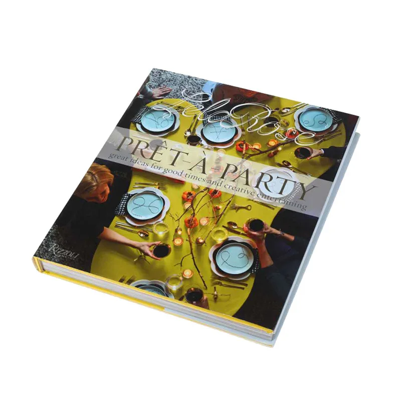 High Quality Hardcover Book Printing Service Low Price Custom Cardboard