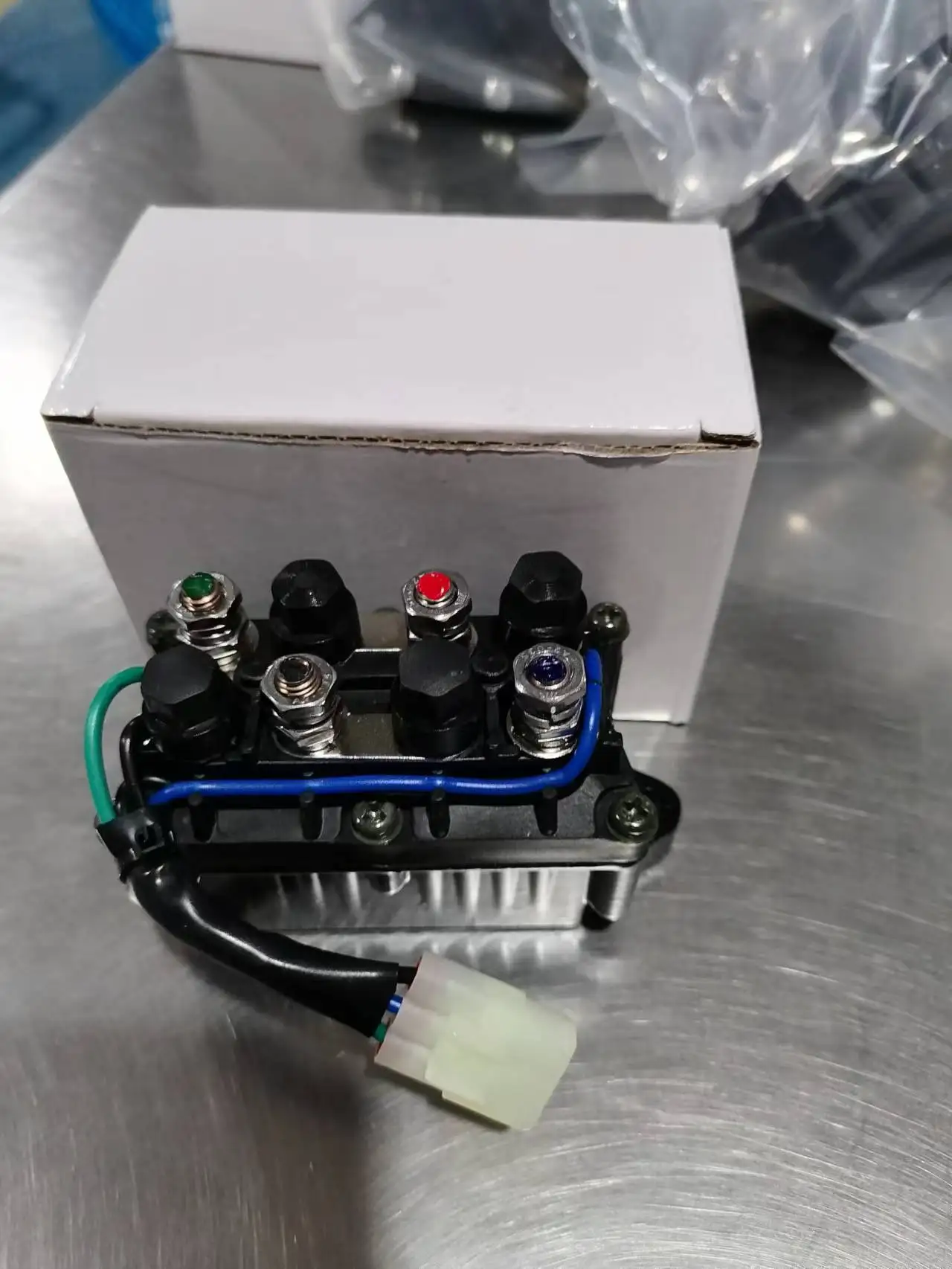 Winch Solenoid Assembly For Arctic Cat ATV – Fits Warn 0409-066, 0436-700, 1436-805 – Direct Replacement