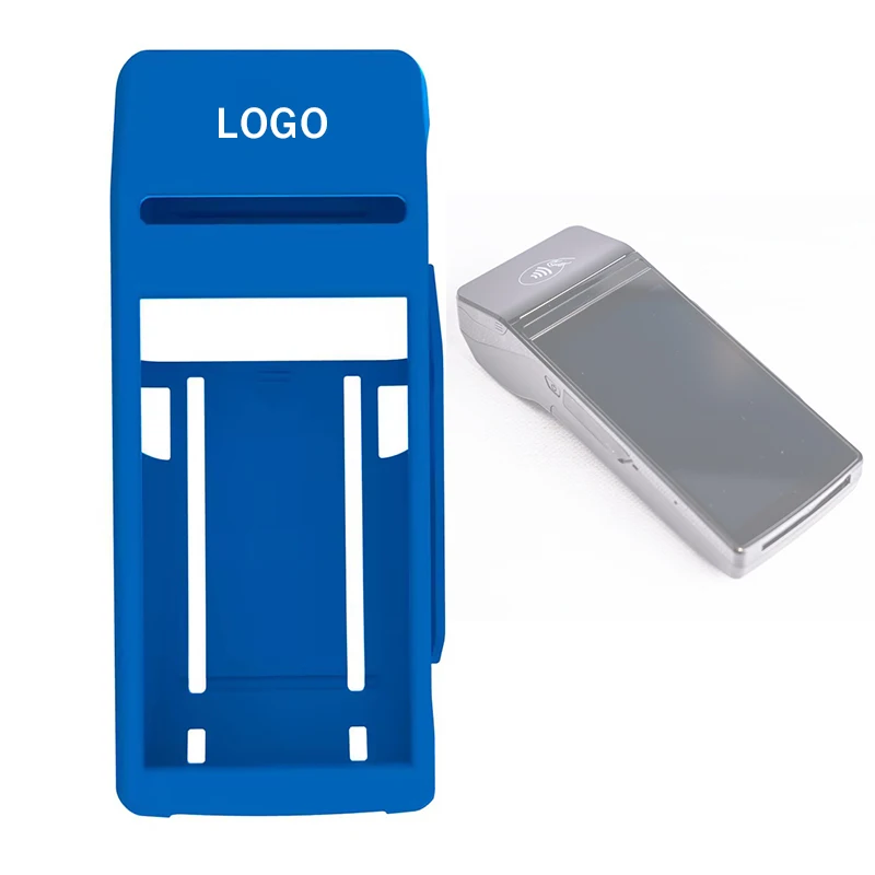 OEM POS Machine Parts Payment Terminal Cover Sleeve Credit Card Protective Silicone Case for Castle S1F2 POS Terminal