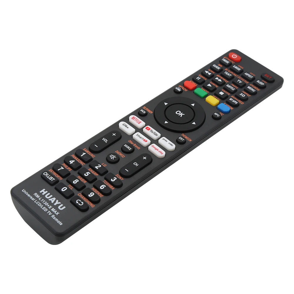 HUAYU RM-L1130+12 Universal Remote Control for All Brand TVs