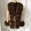 khaki and chocolate