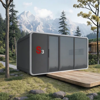 High Quality Low Price Space Cabin Prefabricated House Steel Structure Apple Cabin for Hotel Office House