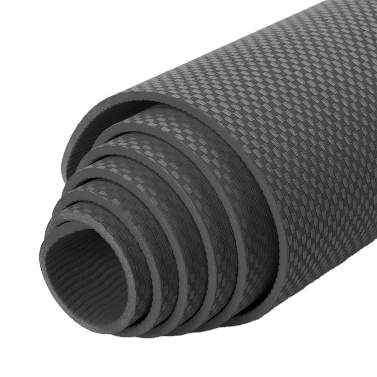 
 Спортивный переработанный экологически чистый биоразлагаемый коврик для фитнеса и йоги из ТПЭ, изготовленный на заказ матовый Коврик для йоги  