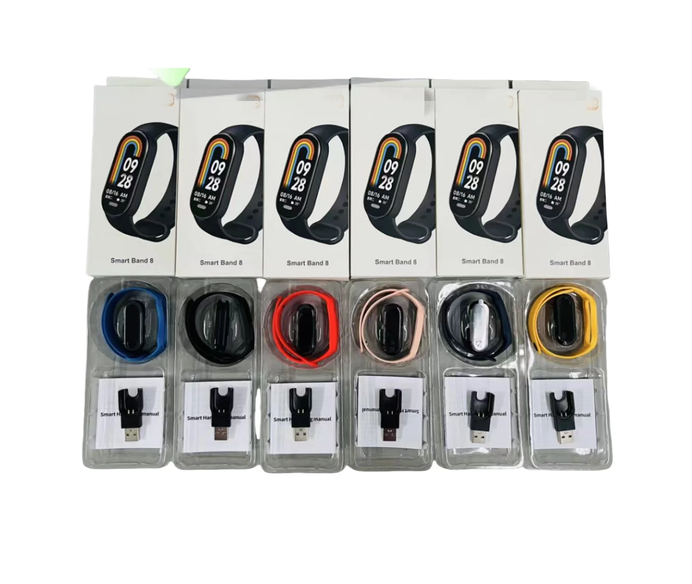 Smart Watch M8 Cheap Silicone Heart Rate Steps Sport Watch for Boy Girl Smart Band