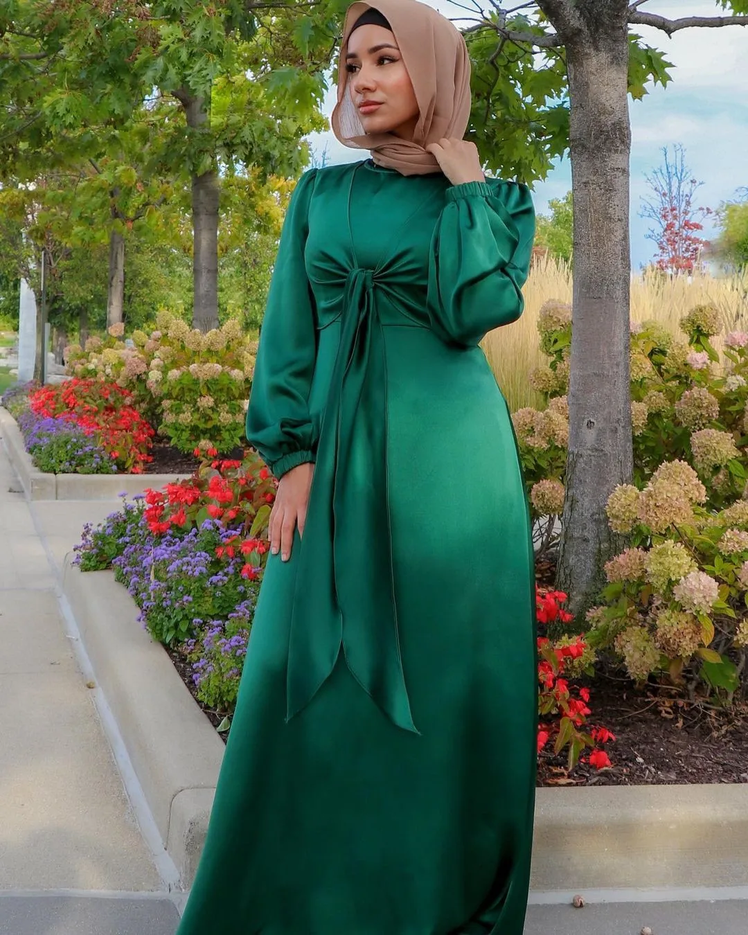 Design Dubai Muslim Abaya Maxi Dress ...