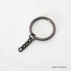 Gunblack 30mm flat hanging four-section chain