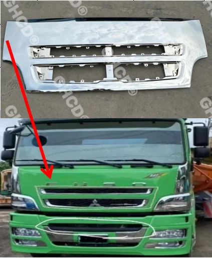 GHCD High Quality Chrome-Plated Panel for Japanese Truck Mitsubishi Fuso/F420 Isuzu/Hino/Nissan Plastic Material New Condition