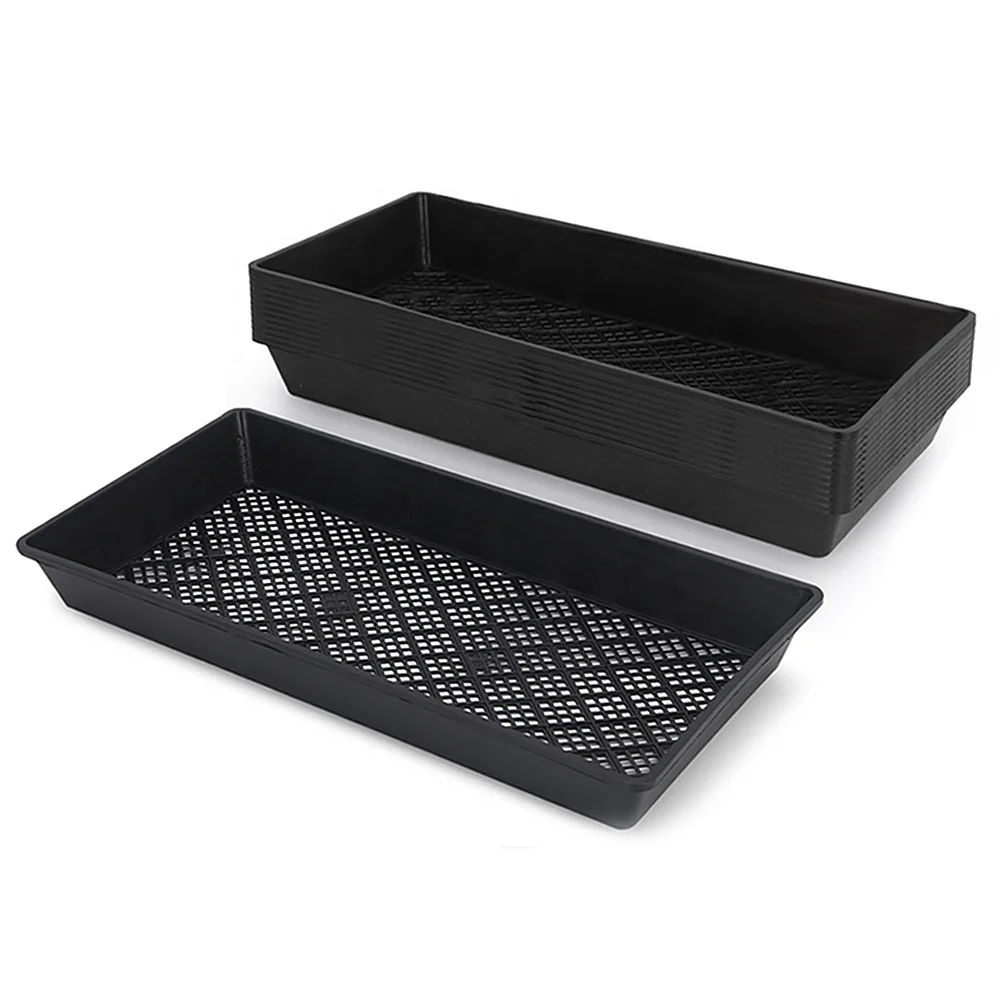 1020 Microgreen Trays Mesh Rice Transplanter Seedling Tray for Garden