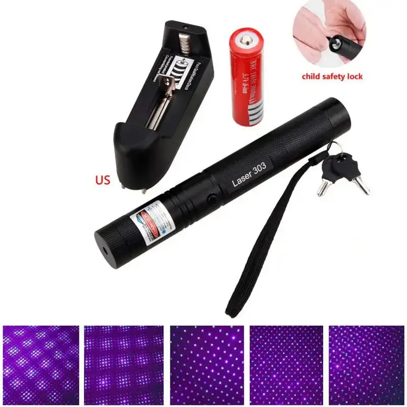 Портативные инструменты для дрессировки кошек и собак 303 звезды лазерный прицел фонарик Красный Зеленый Фиолетовый лазерная указка