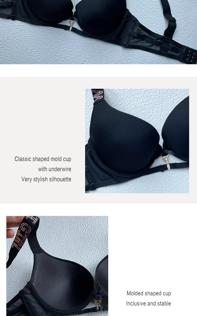 Europe And America Style Luxury Seamless Sexy Bras Fashion Lingerie For ...