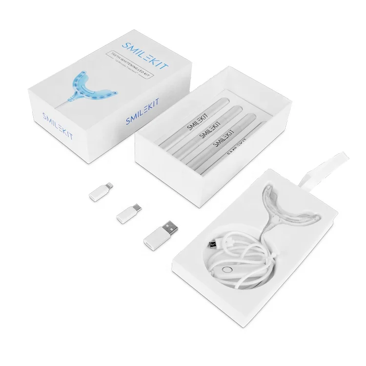 Smilekit Smart 16 LED Light Non Peroxide Teeth Whitening Kit Led