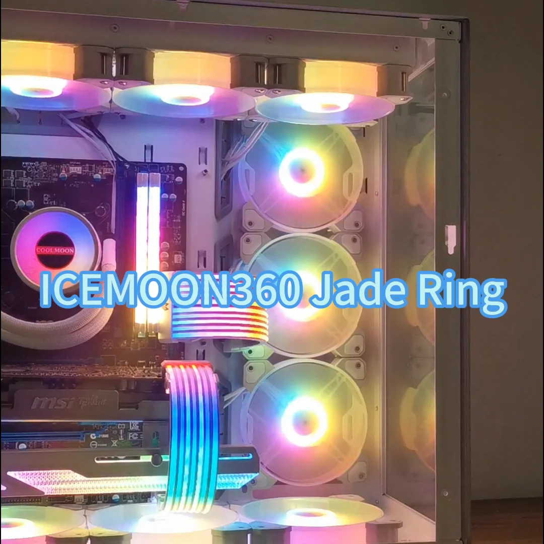 Coolmoon Icemoon Jd Gaming Computer Pc Aio Cpu Cooler 360mm Water Cooling Radiator Liquid Cooler