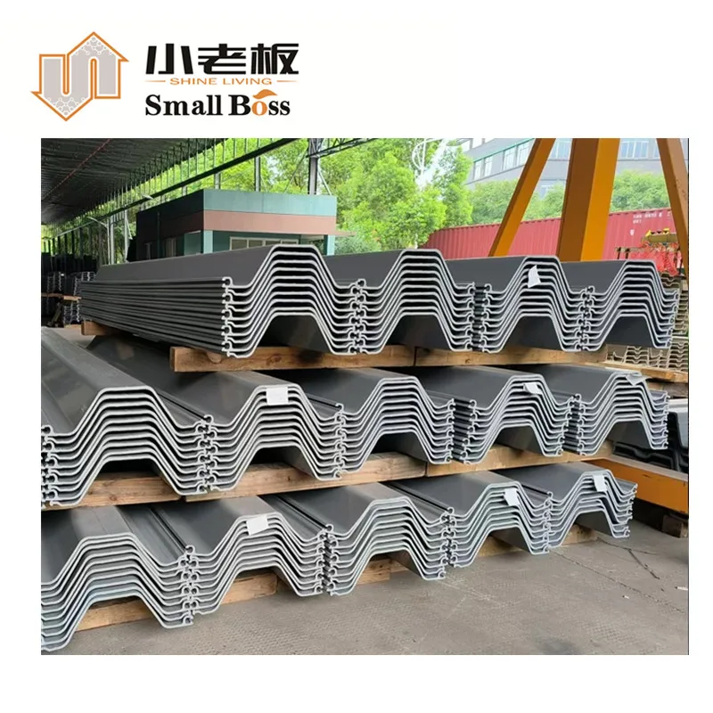 Strong Plastic Sheet Pile U Type Seawall Retaining Wall Vinyl Sheet Piling U Sheet Pile for Water Control Solution