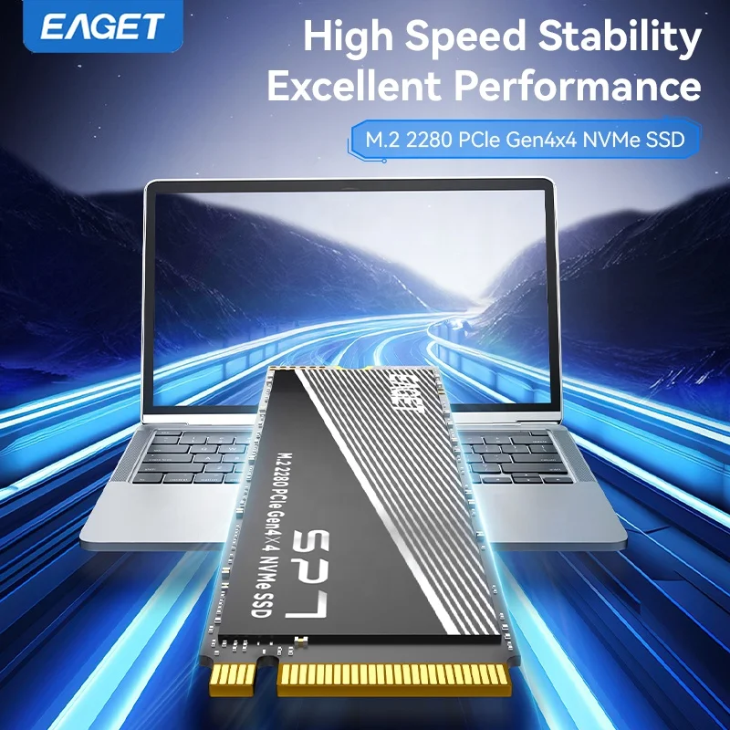 内蔵型SSD EAGET SP7 1TB M.2 2280 NVMe SSD EAGET SP7 SSD - 7400mb/s Pcie 4.0 M.2 Nvme Solid State Drive