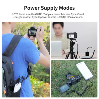KingMa USB-C Power Adapter DC Coupler Dummy Battery LP-E12 for Canon EOS M M2 M10 M50 M100 100D Cameras product image