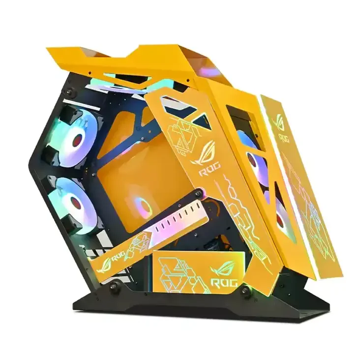 Display Case For Cpu Factory Price Cpu Cabinet Computer Cases & Towers Pc Gaming Case LED ...