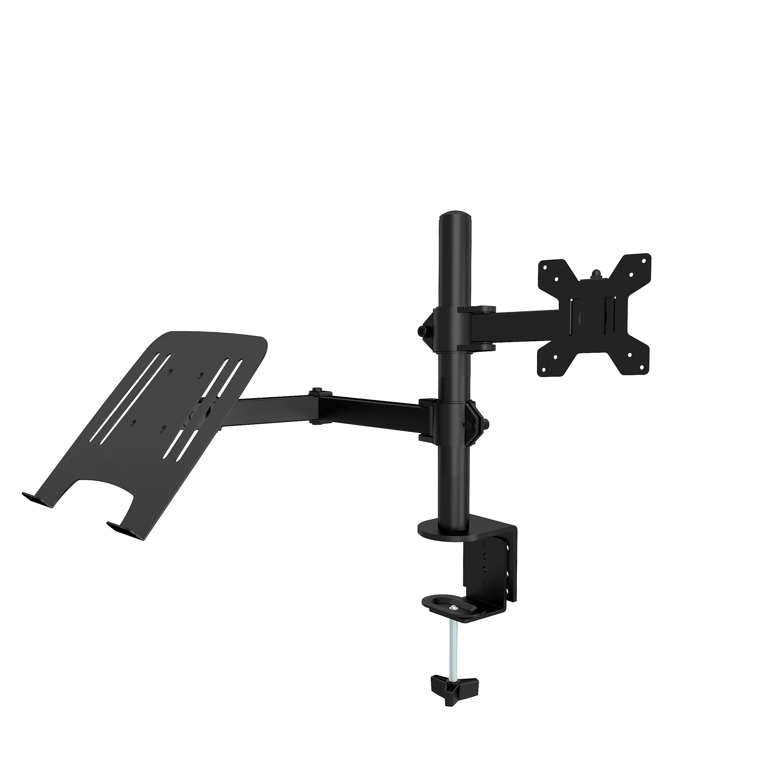 Suptek Monitor Arm Height Adjustable Monitors Stand With Extended Laptop Stands Desk Mounts