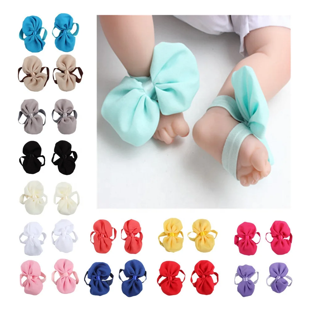 baby ribbon sandals