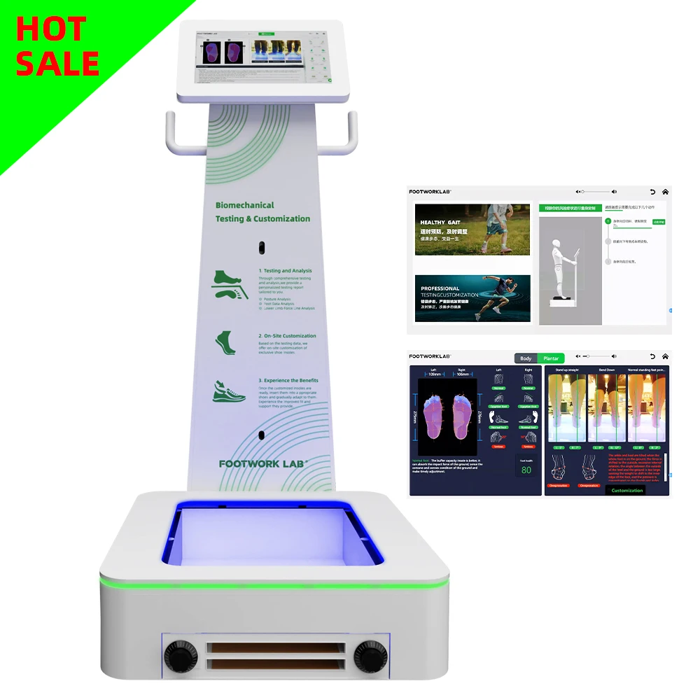 Best Selling 3D Orthopedic Insoles Podiatry Instrument Custom Orthotics Machine USB Interface In-Stock Orthotic Foot Scanner