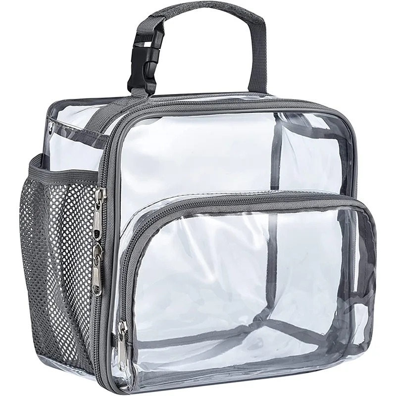 Wholesale Waterproof See Through Lunch Snack Box With Strap And Front ...