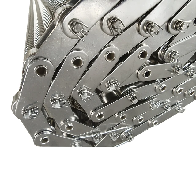 Direct Sale Stainless Steel Noodle Slitter Mesh Belt 6